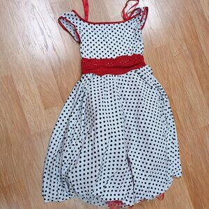Polka Dot A-Line Dance Dress